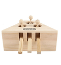 Natural Wooden Cat Toy - Interactive Puzzle Ball for Cats & Kittens