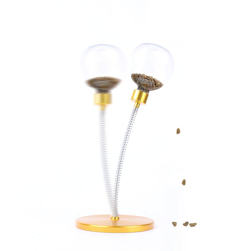 Cat Treat Ball - Interactive Leak & Swing Puzzle Toy with Treat Dispenser