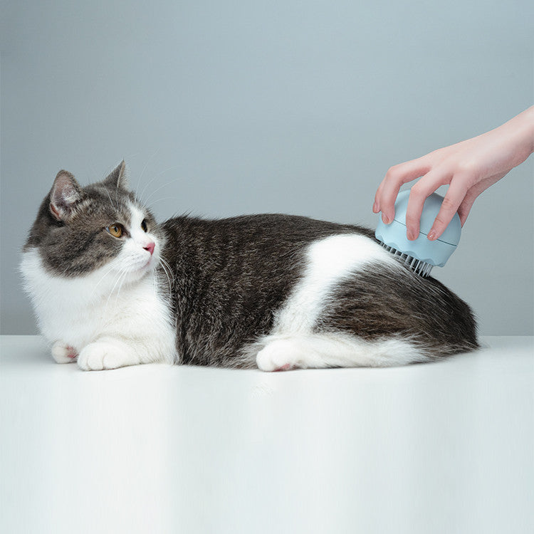 Cat Grooming Brush - Floating Massage Comb for Shedding & Tangles