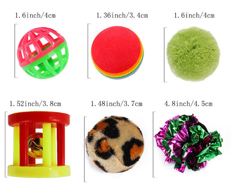 21-Piece Cat Toys Set - Complete Interactive Play Collection for Cats