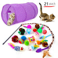 21-Piece Cat Toys Set - Complete Interactive Play Collection for Cats