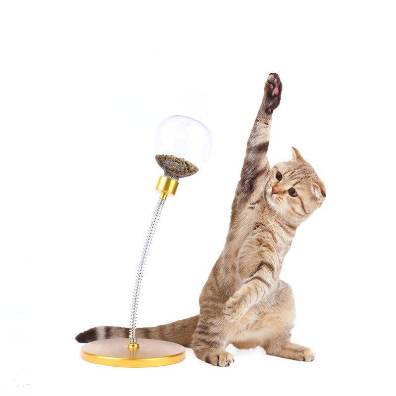 Cat Treat Ball - Interactive Leak & Swing Puzzle Toy with Treat Dispenser