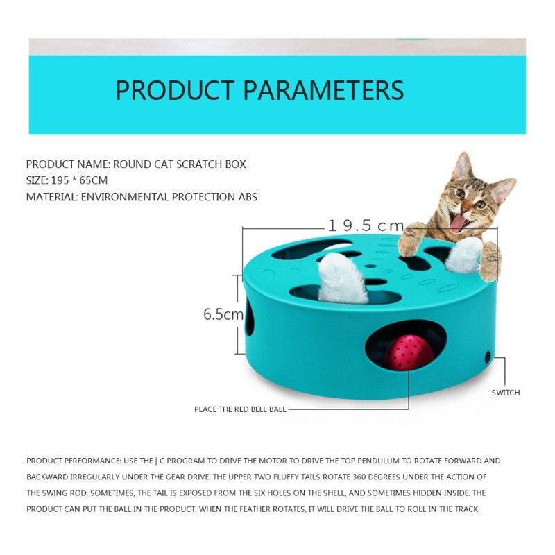 Interactive Cat Hunt Toy - USB Rechargeable Mouse Chase Maze Game